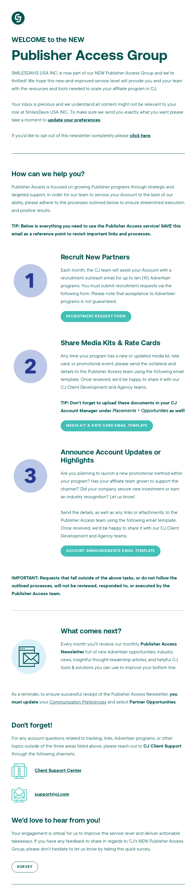 B2B Email Template