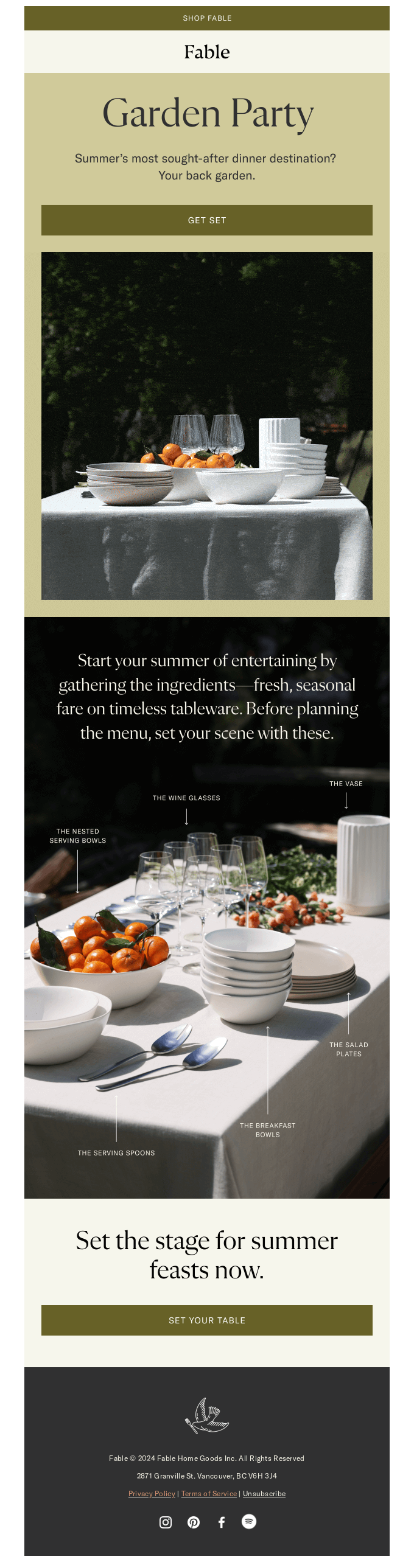 Email template