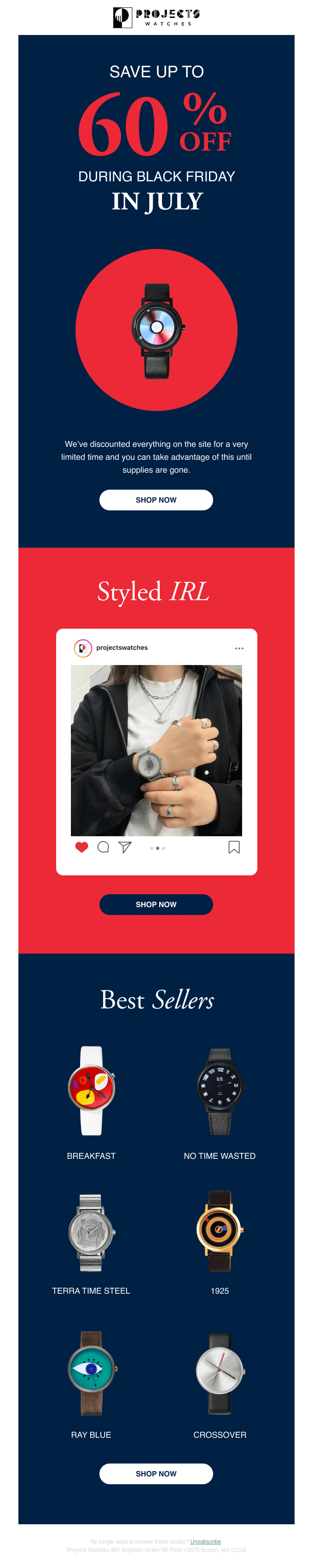 Email template
