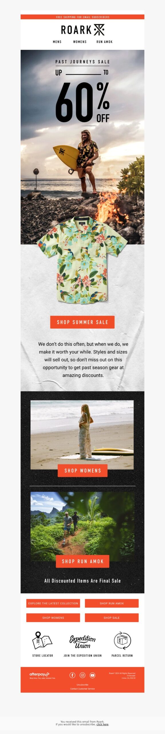 Email template