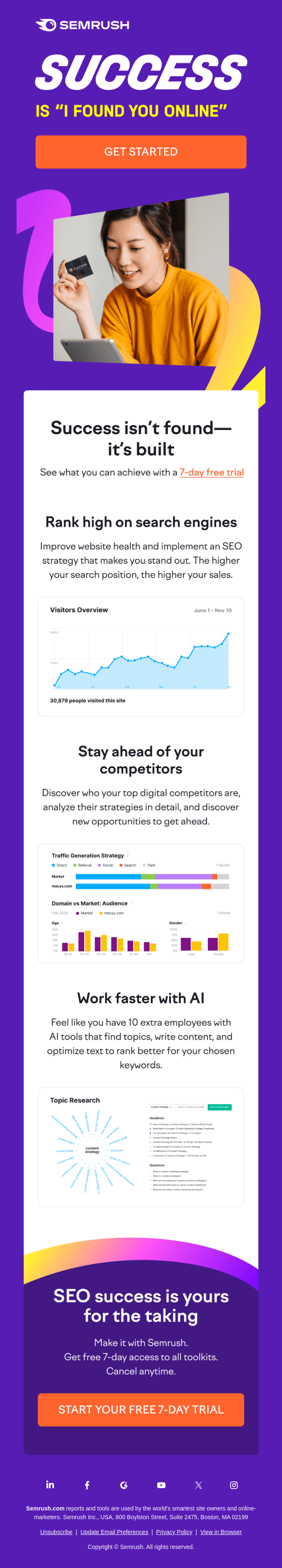 Email template