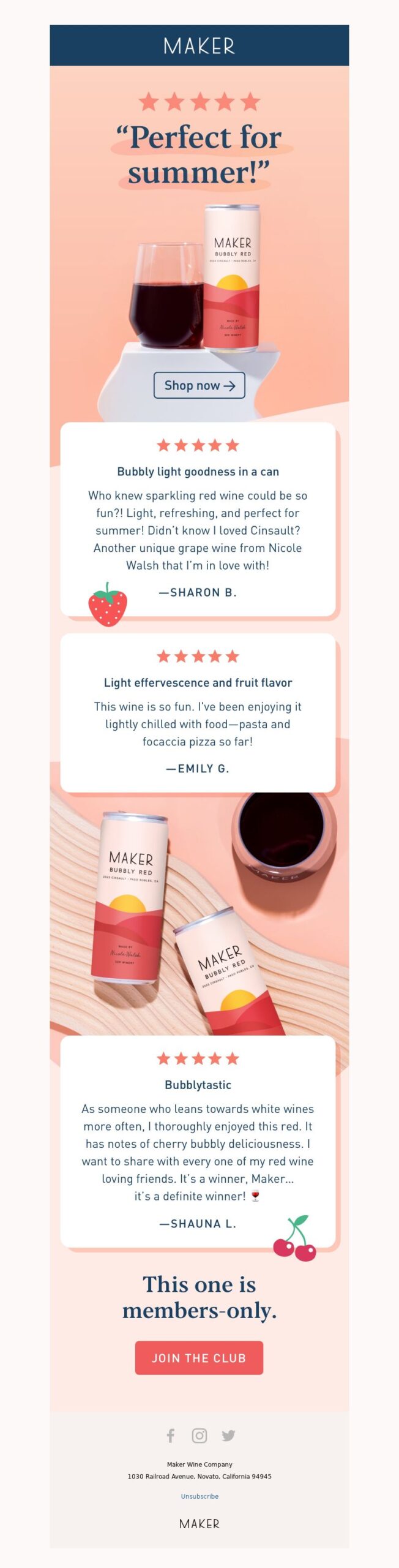 Email template